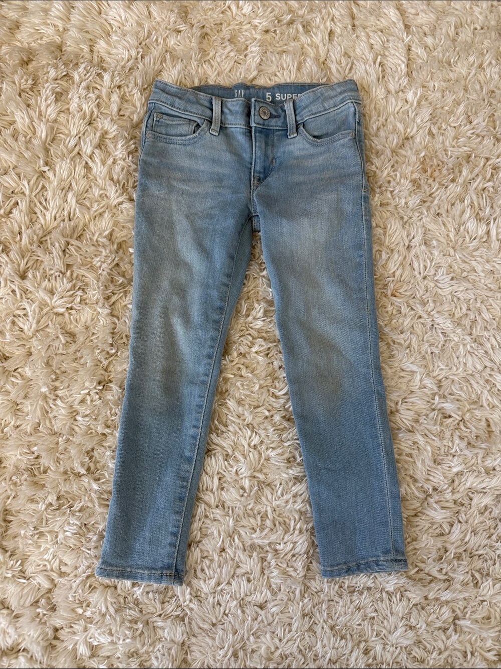Light Wash Kids Skinny Jeans (5T)